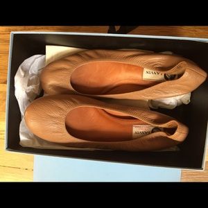 Lanvin Ballet Flats Size 39 Camel/Tan